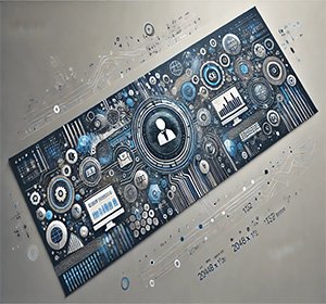 Professionele banner voor technologiebedrijf Upxero